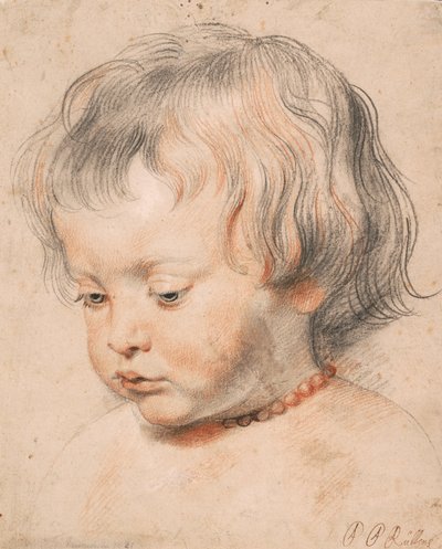 Nicolaas Rubens mit einer Korallenkette, um 1619-20 von Peter Paul Rubens